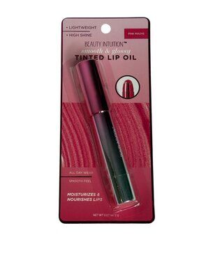 Beauty Intuition Tinted Lip Oil Pink Mauve Glossy Hydrating Lip New